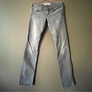 Hollister Low Rise Laguna Skinny Tall Jeans - Grey